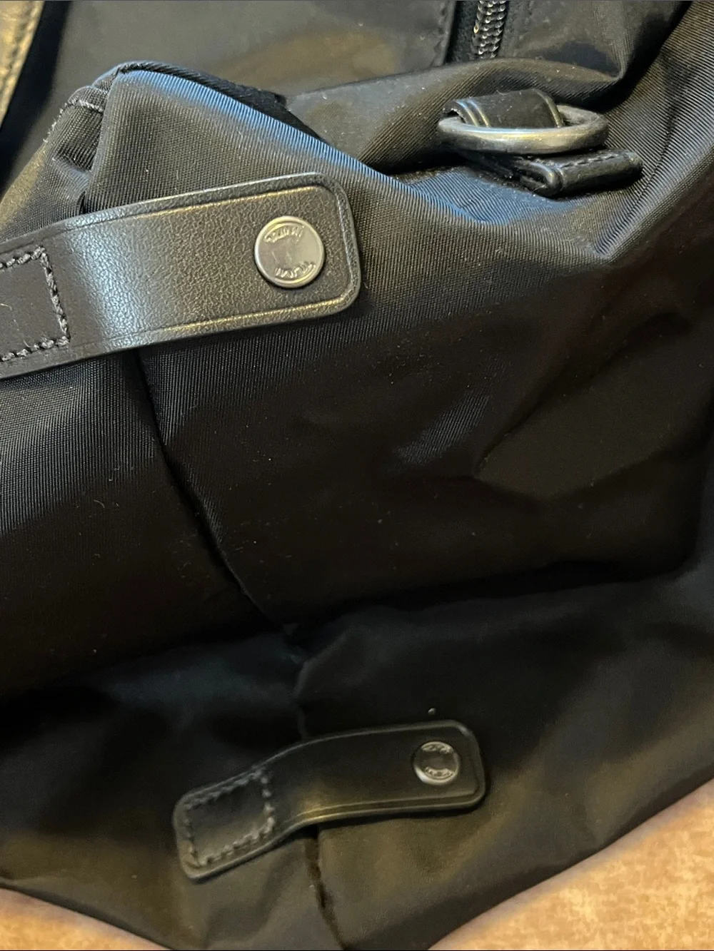Tumi sleek black